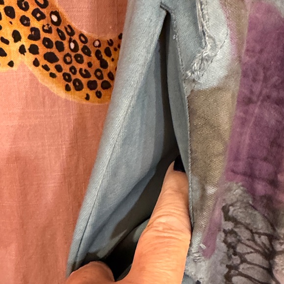 NWT A Rare Bird Butterfly Garden T Shirt Dress - Picture 9 of 13